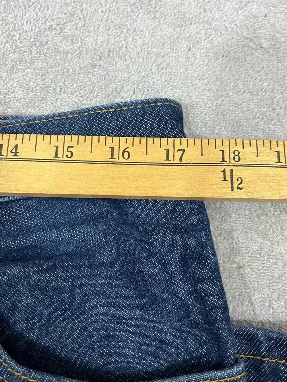 Levis 517 Slim Bootcut Jeans Mens 36x38 Blue Medium Wash Denim 5 Pocket